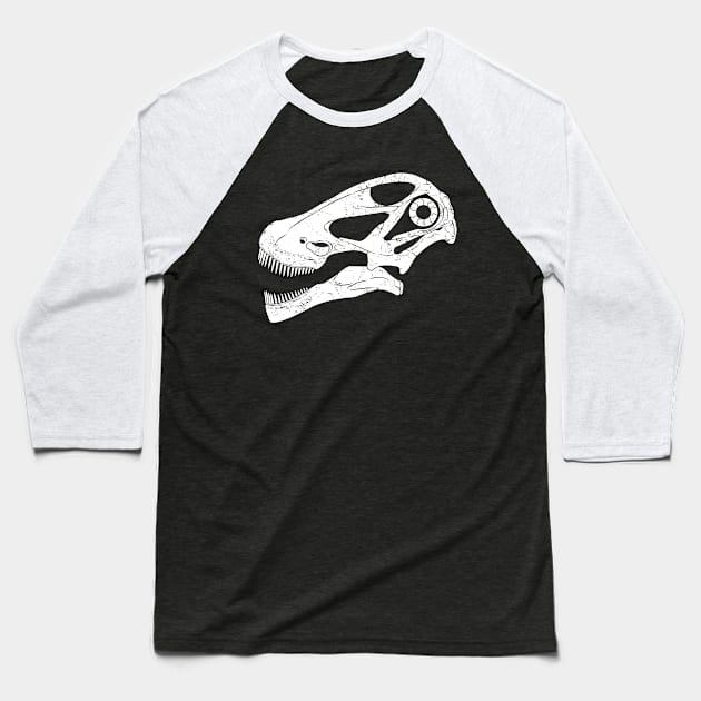 Argentinosaurus fossil skull Baseball T-Shirt by NicGrayTees